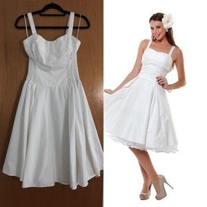 Unique Vintage ruched swing dress size size XL